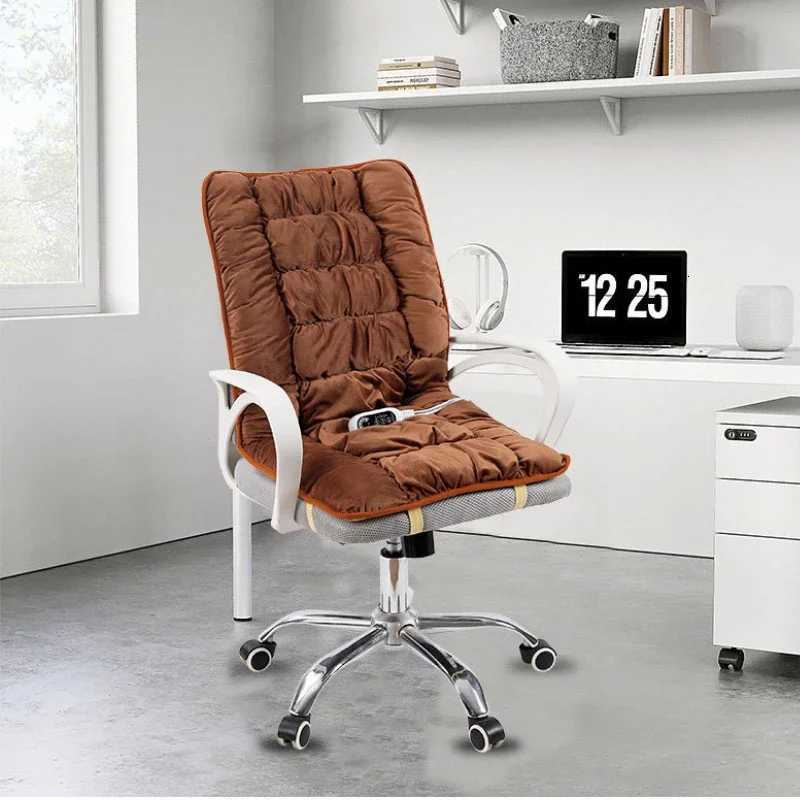 Pad Electric Seat Heating Cushion Office Chair Backrest Integrated Thermostatic Mat 3 Speed Adjustable Temperature 220V Y251212