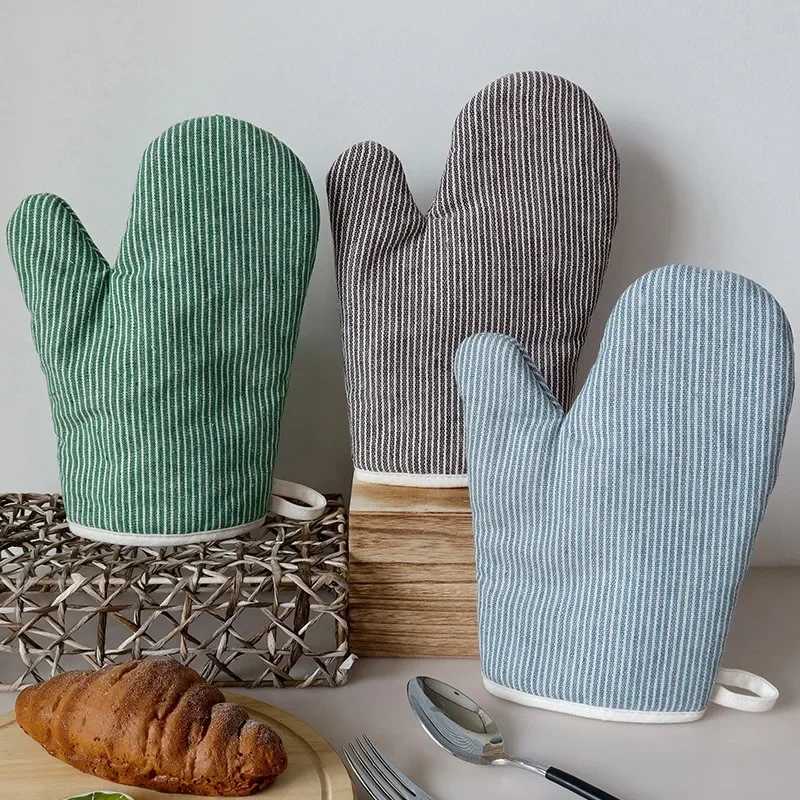 Japanese Heat-resistant Oven Gloves Household Nordic Kitchen Gloves Microwave Oven Glove Baking Oven Mitts H251212