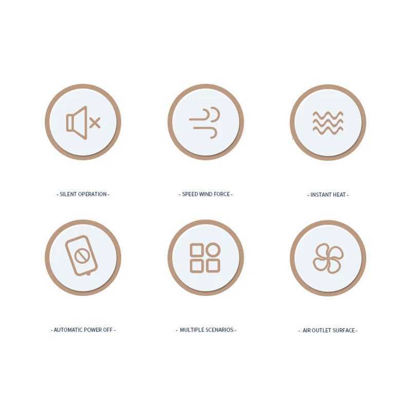 Electric Heater Instant Heating Portable Desktop Quick Heating Warm Air Blower Mini Warmer Machine For Winter Home Office Indoor Y251213