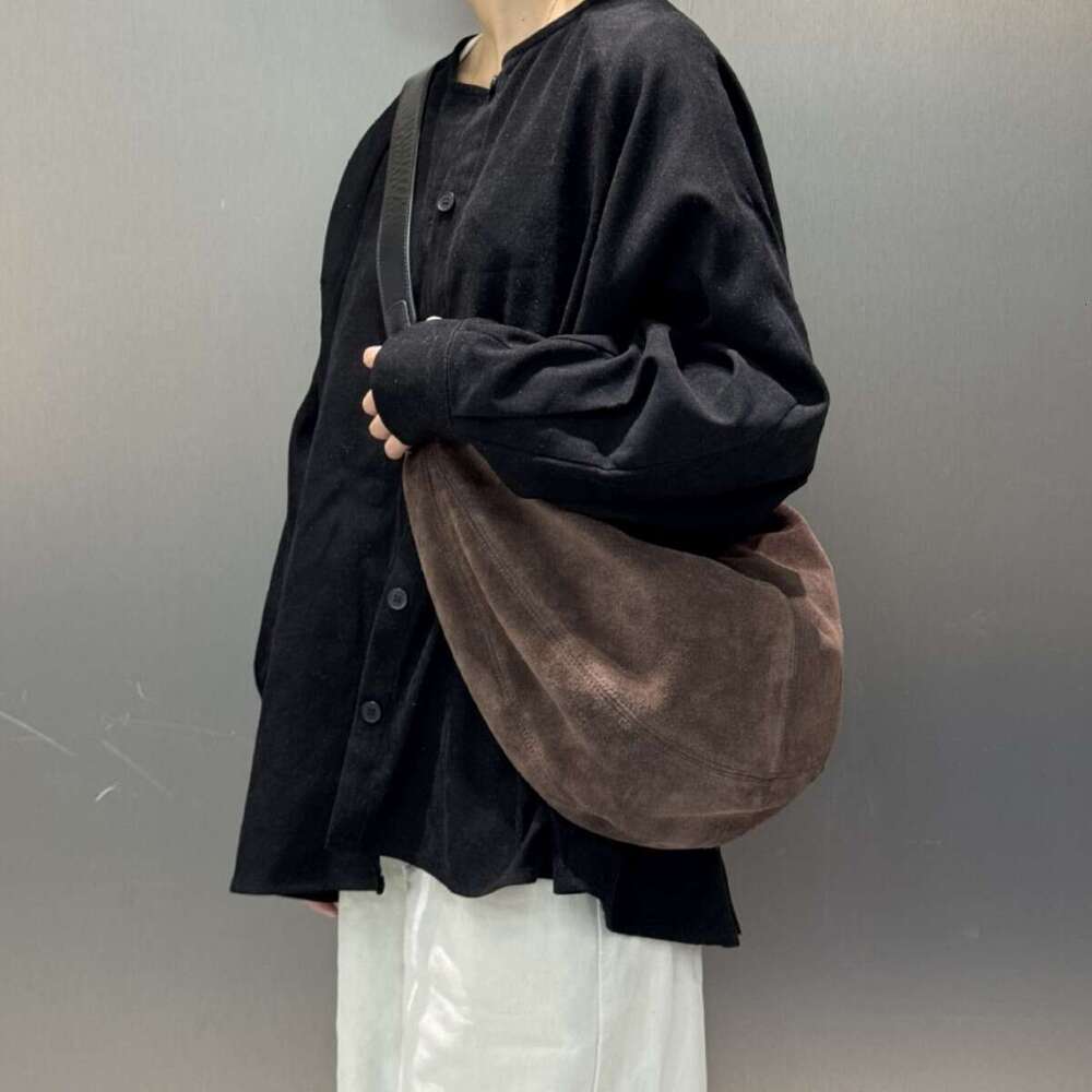 Luxury Bag Designer Bags Totes Hobo Cross Border Matte Suede Leather Arrow Tube Korean Fashion Niche Horn Commuter Versatile Single Shoulder Crossbody