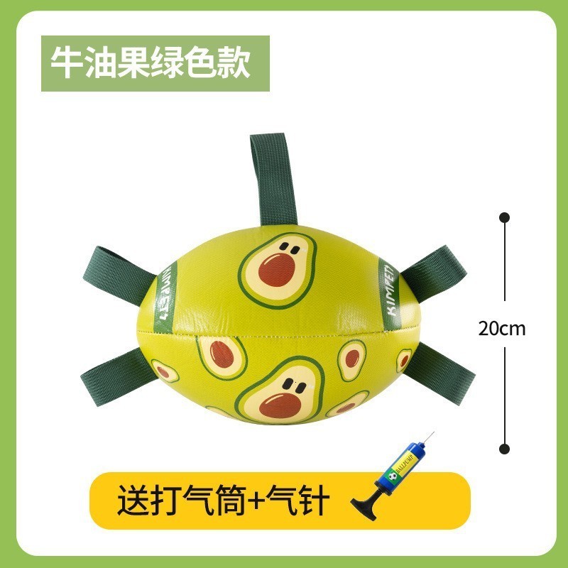 Pet Toy Ball Dog Outdoor Pet Toy Sound Inflatable Football Dog Toy Interactive Training