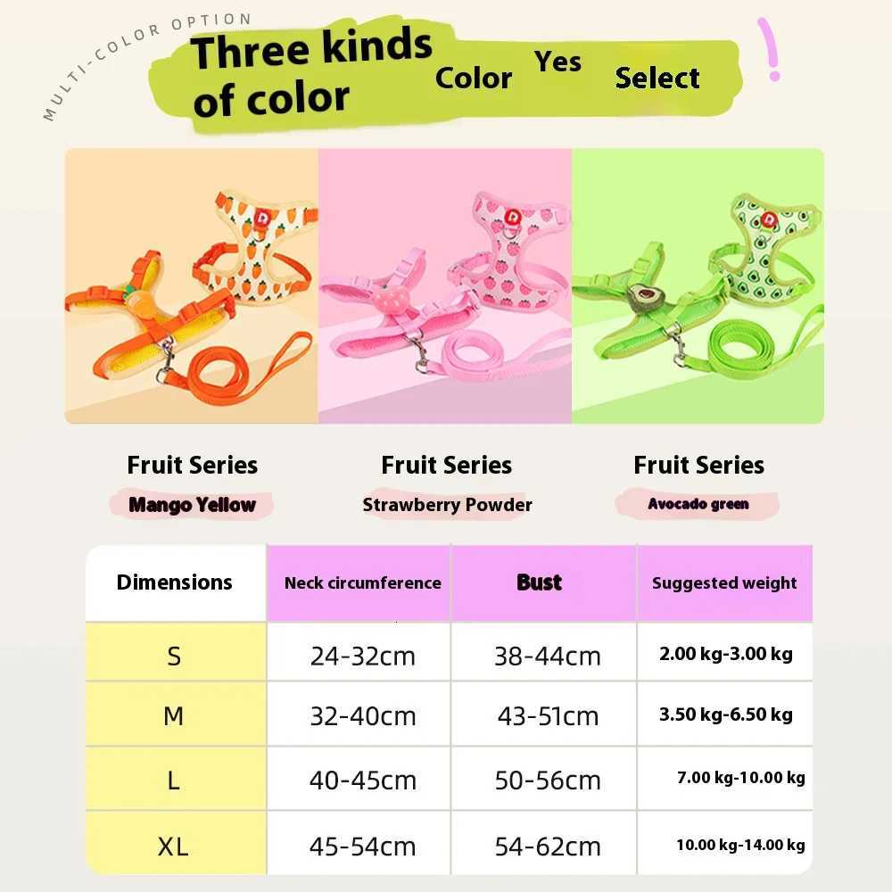 Comfortable Vest Style Dog Harness for Small Breeds - No-Pull Breathable Pet Harness with Leash Adjustable for Bichon Dogs M251213