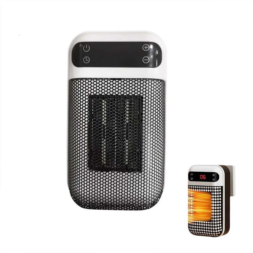 Wall Outlet Heater Plug-in Portable Household Electric Warmer Small Bathroom Heating Fans Home Heater with Remote Control Y251213