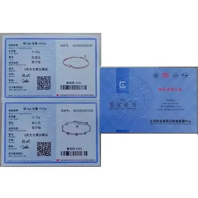 New 925 sterling silver tennis crystal sparkling luxury womens jewelry zircon water wedding surprise gift M251213