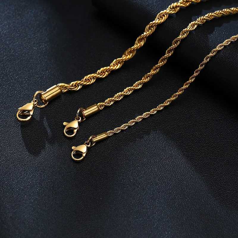 Chic Flash Twisted Rope Chain s for Women Anti Allergy Stainless Steel Wrist Gifts Jewelry Adjustable M251213