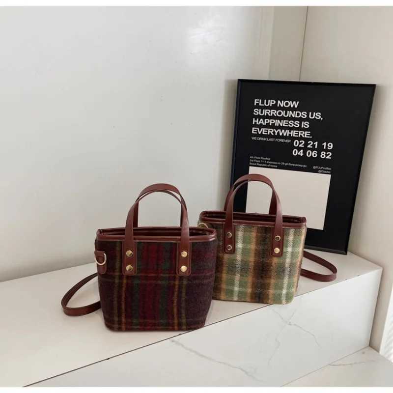 Womens handbag tweed bag women all kinds crossbody bag fashion handbag bucket bag single room bag womenT251213