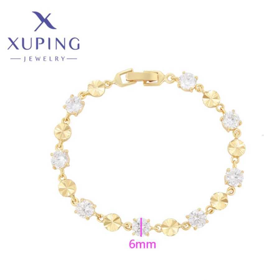 Xuping Jewelry Trendy Exquisite Elegant Simple Shape Womens Light Gold Color Birthday Christmas Gifts X000995316 M251213