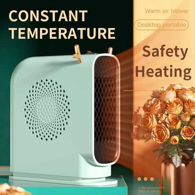 Portable Electric Heater 500W Household Intelligent Constant Temperature Electric Heater Fan Winter Desktop Electric Heater Y251213