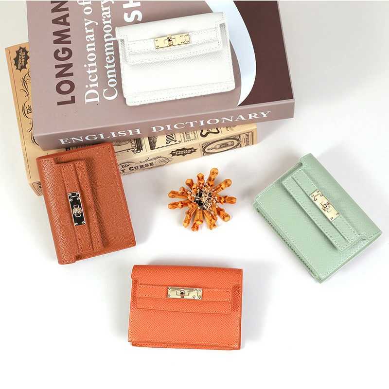 Stylish Refi tra-Thin Accordi Card Case Buckle Slim Design with Mtiple Card Slots for Coins Bank Cards Y251213