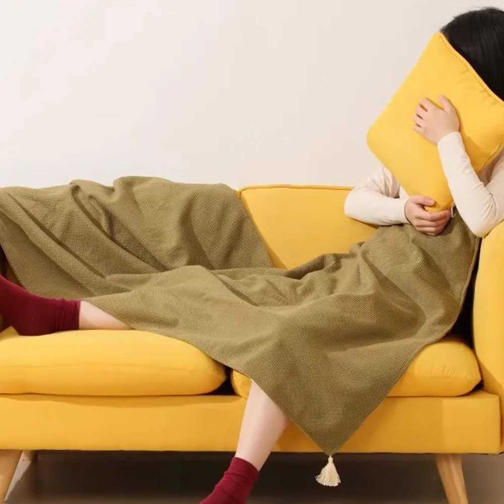 Graphene Electric Blanket USB Powered Wearable Heated Cape Soft Warm Shawl Throw Office Nap Home Use Low Voltage Safe Heating Y251212