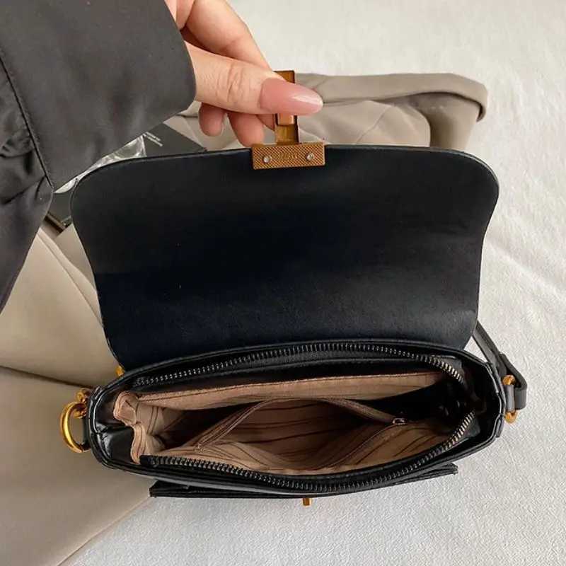Leather Shoulder Bag Purse for Women - Fashion Crossbody Bags Underarm Bag Small Square Satchel HandbagT251213