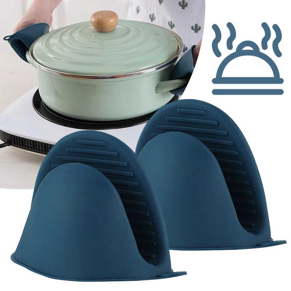 Oven Mitts Mini Oven Mitts Silicone Potholders Rubber Oven Glove Cooking Pinch Mitts Potholder for Kitchen Cooking Baking H251212