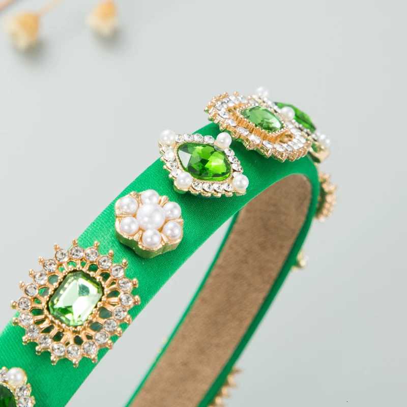 New Baroque Style Fine Edge Rhinestone Pearl band for Wens Korean High Grade Retro Hair Accories Y251213