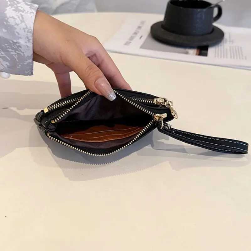 Wens Wristlet Wallet Small Card Holder Coin Purse with Wrist Strap Short Cpact Wallet for Cards C Y251213