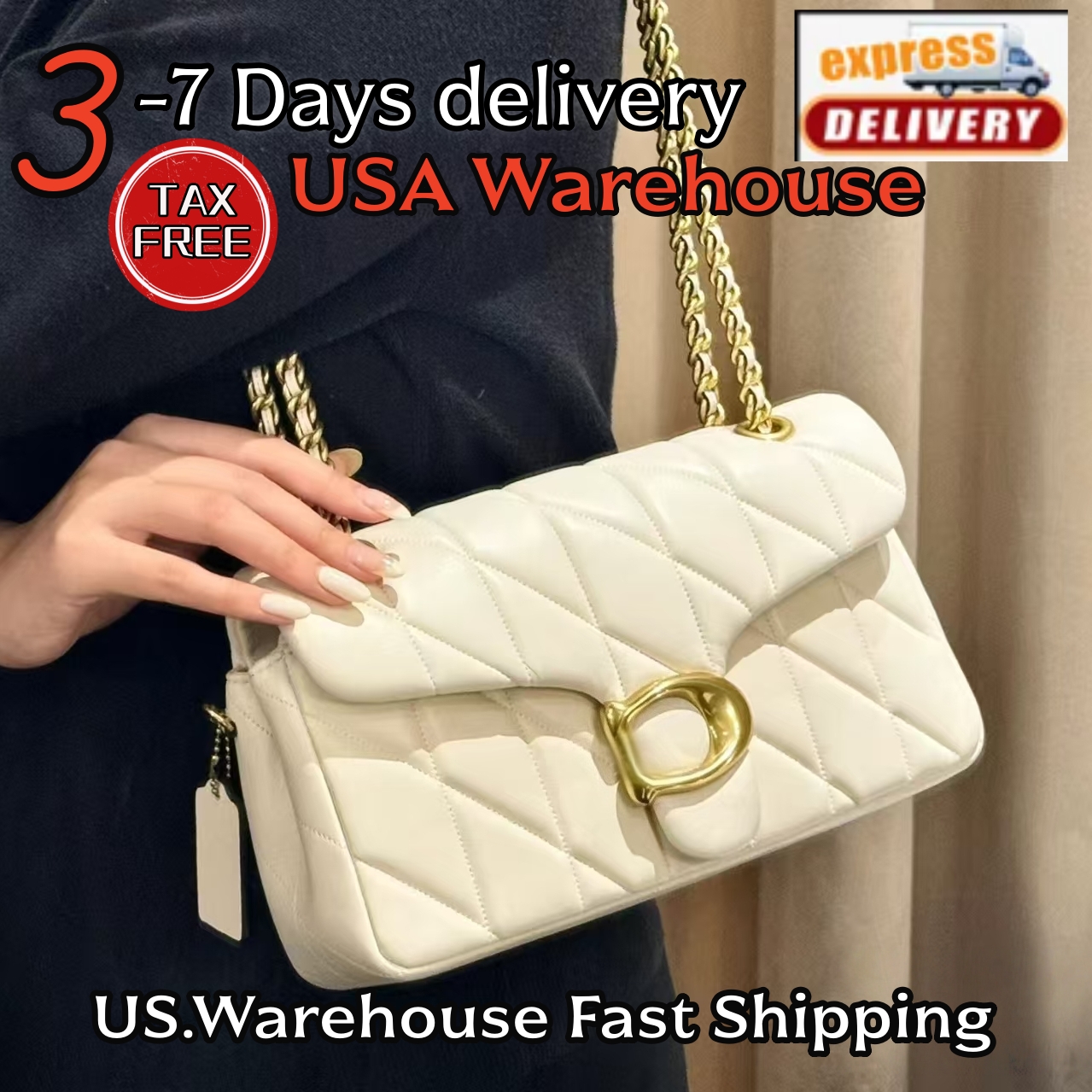 5A Designer Bag Quilted Shoulder Bag Womens Messenger Bag Tote bag Handbags Real Leather Baguette Mirror High Quality Square Crossbody bag Fashion Bags Wallet Small