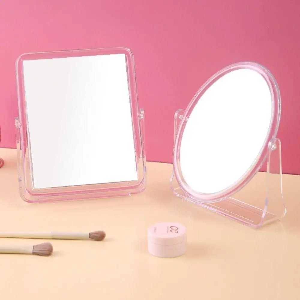 Fashion 360 Rotating Cosmetic Mirror Double Sided with Stand Dressing Mirror High-definition Beauty MirrorT251213