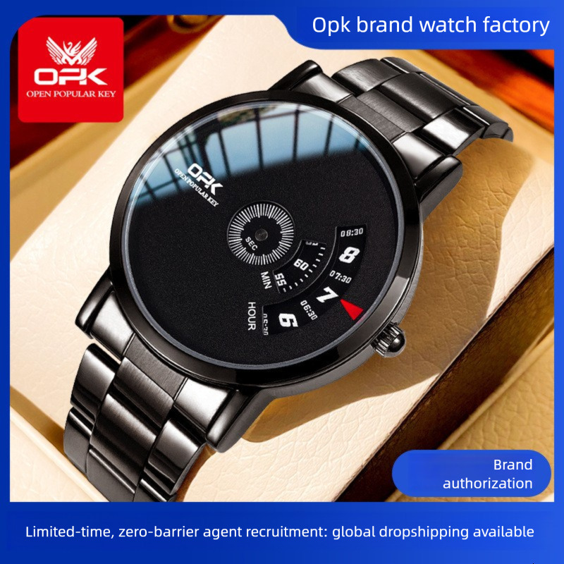 OPK Designer Men's Watches, Waterproof Casual Outdoor Sports Wristwatches, Free Shipping Wholesale Wristwatches, Fashionable Quartz Men's Wa