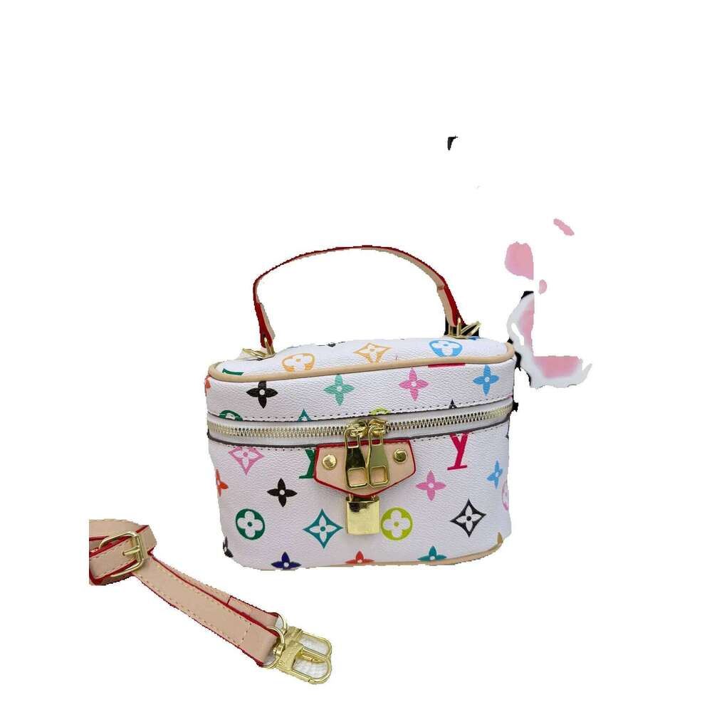 2026 NEW Fashionable Colorful - Printed Vanity Bag handbag shoulder Crossbody bag, Multi functional Design, Durable Material, Ideal for Gifting, Beauty Routines &