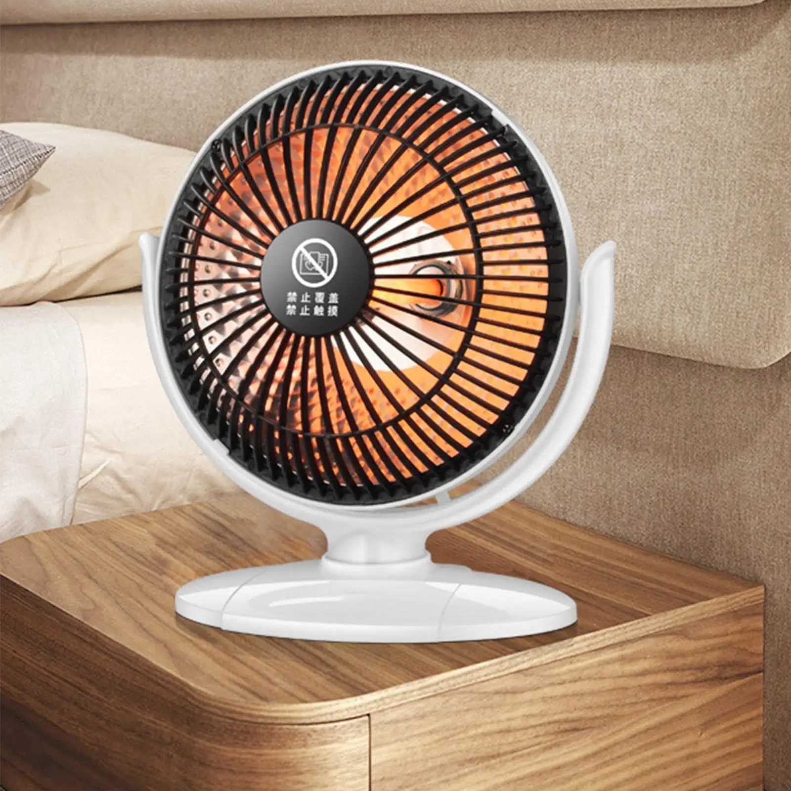 6 Inch Mini Desk Heater 200W Portable Personal Heater Energy Saving Safe Heating Overheat Protection For Office Home Bedroom Y251213