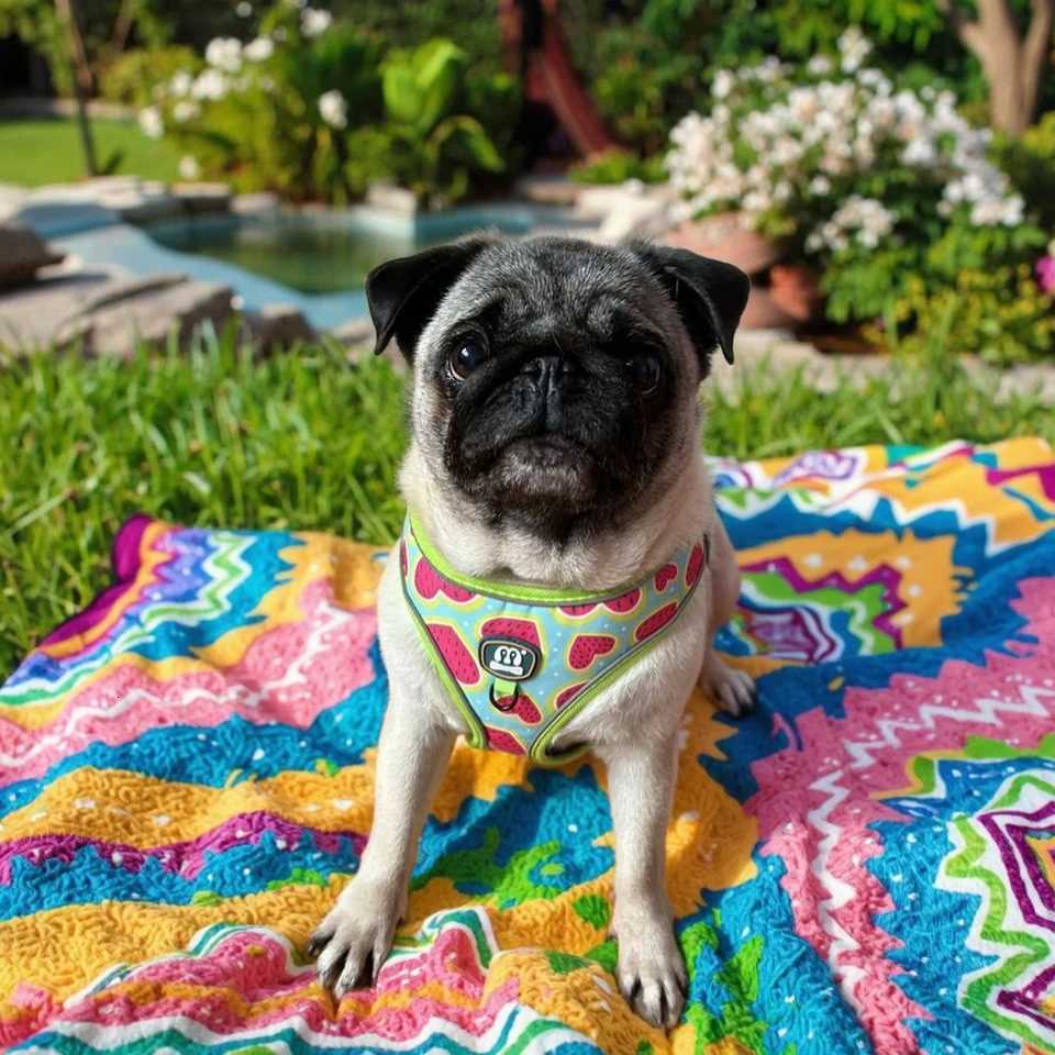 3Pcs/SetWatermelon Love High Quality Dog Harnes Leash With Poop Bag Holder Set Soft Breathable Lining M251213