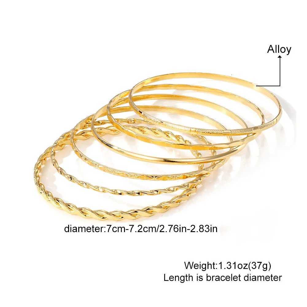 Cuban Chain Set for Women Gold Color Boho RetroThick Twist Trendy Quality Jewelry Gifts M251213