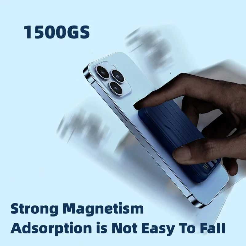 Magnetic Power Bank 10000mAh Portable Wireless Charger For iPhone Mini Powerbank With CableExternal Spare Battery H251213