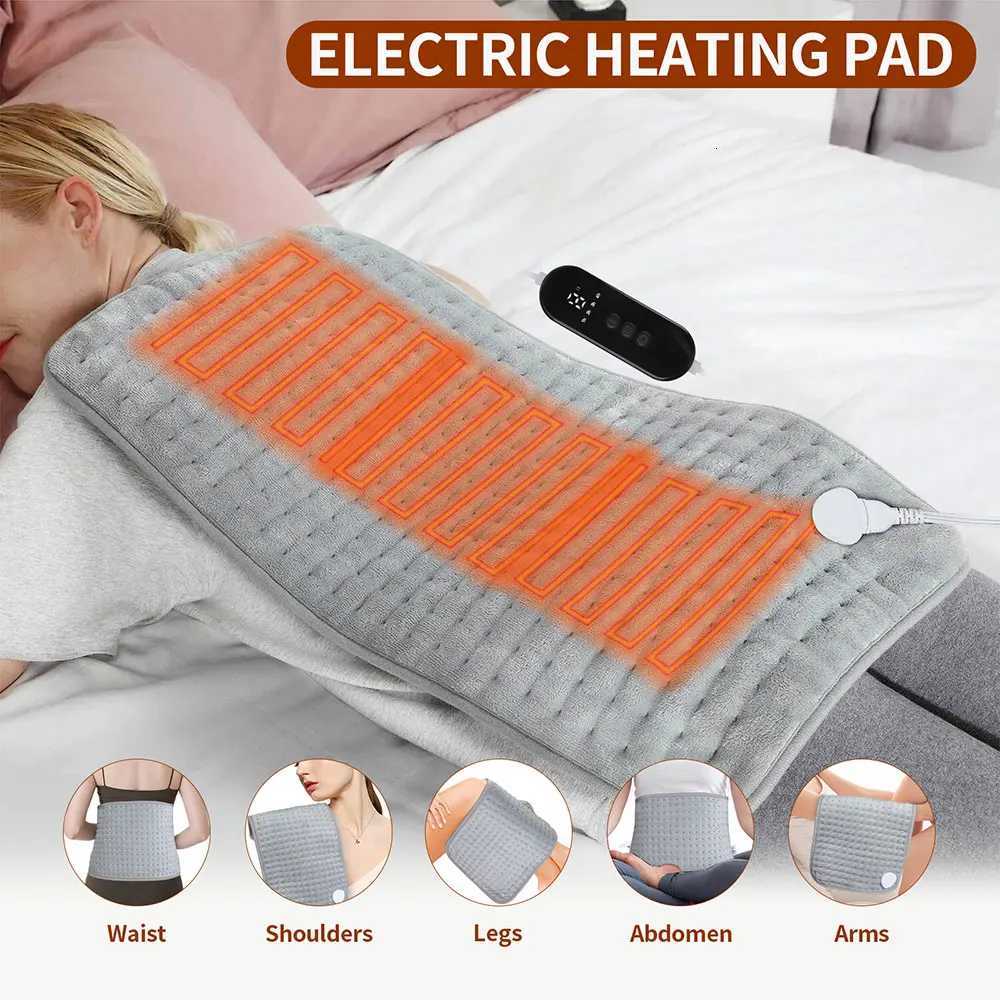 3060cm Electric Heating Pad 9 Levels Heated Hot Compress Blanket Washable Winter Warmer Mat Heater For Back Neck Shoulder Legs Y251212