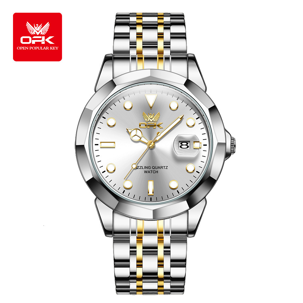 OPK Designer Men's Watch New Free Shipping Wholesale, Fashionable And Simple Outdoor Sports Calendar Waterproof Luminous Men's Watch