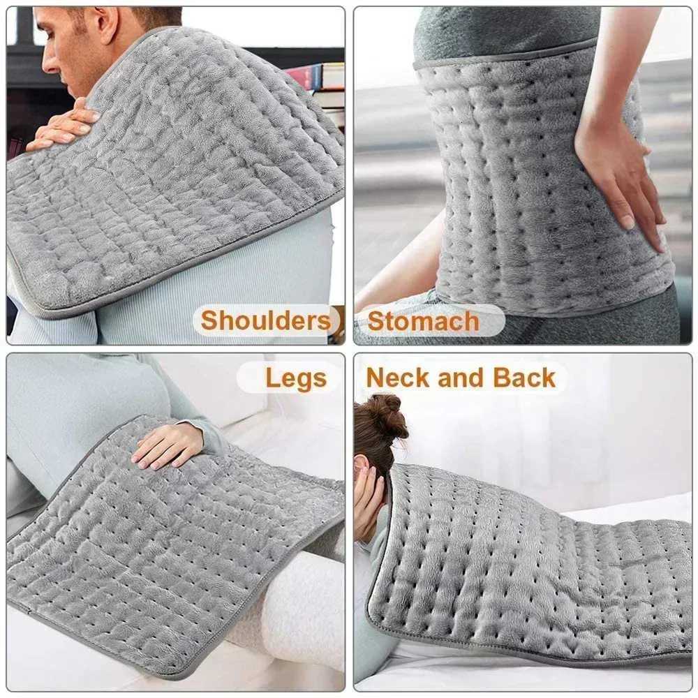 75W Electric Blanket Timing 6-speed Physiotherapy Heated Pad Shawl Cover Leg Warming Winter Warm Heating Pad for Back Pain 220V Y251212