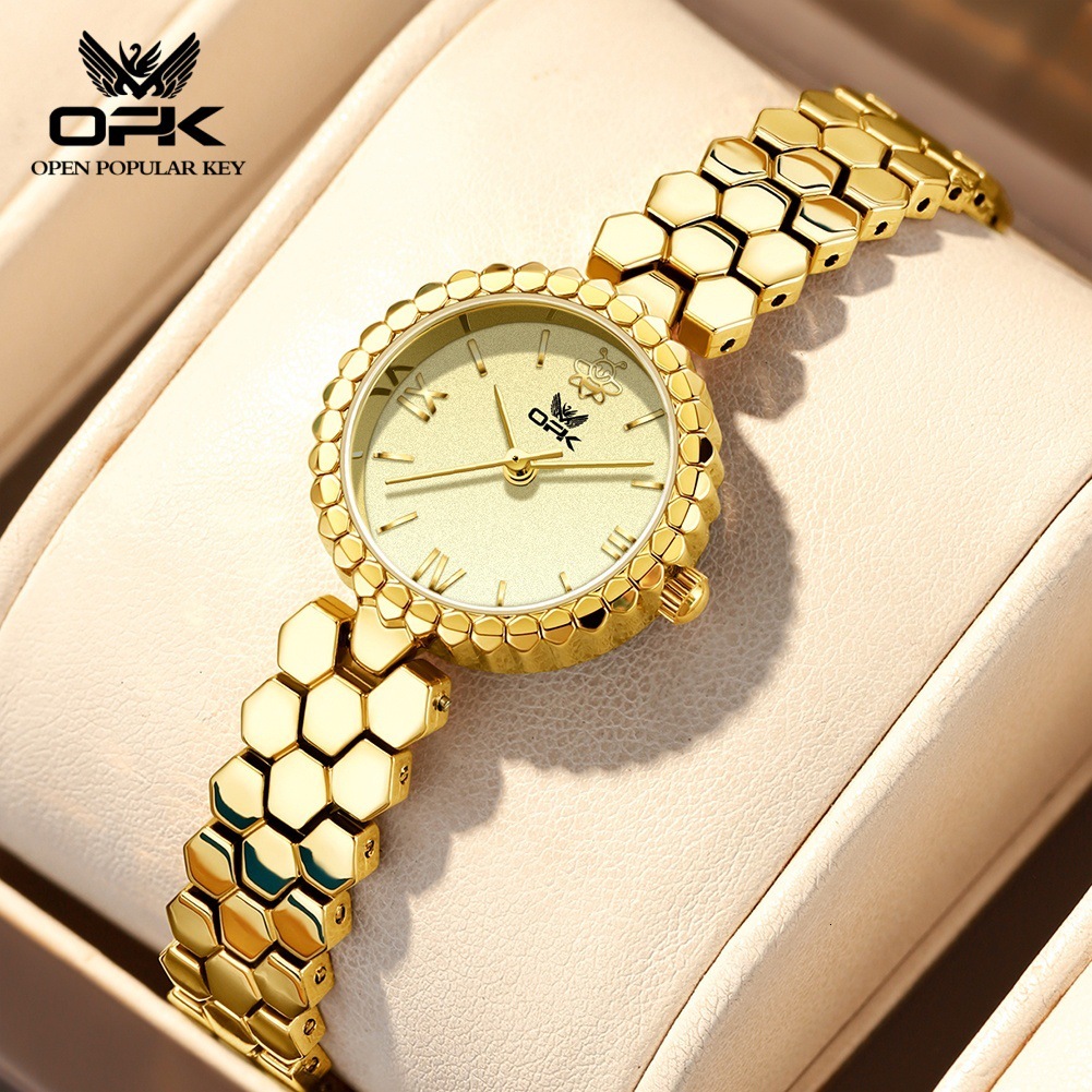 OPK Designer Women's Watch New Light Luxury Bracelet Women's Watch Waterproof Fresh Style Quartz Hand Free Shipping Wholesale Watch