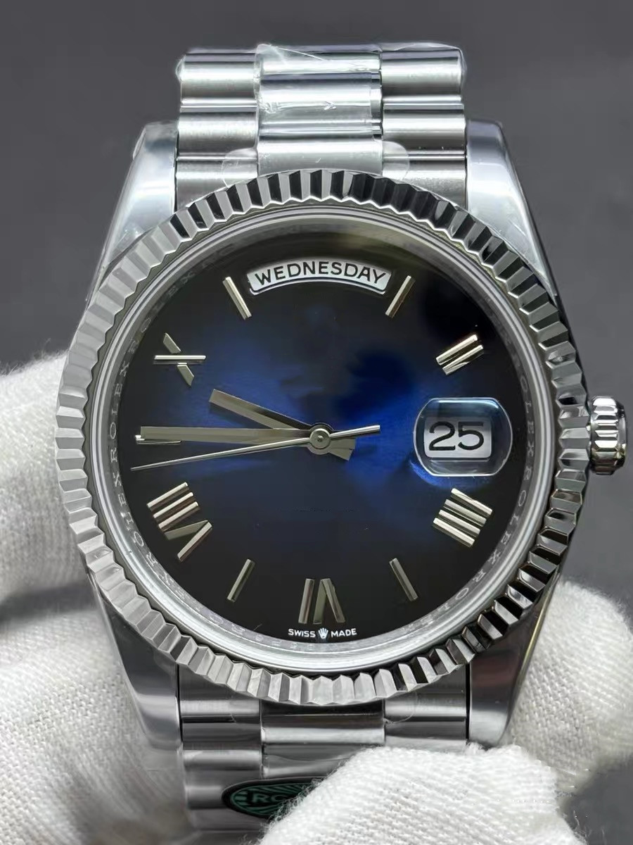 RC watch diameter 40mm DD counterweight version about 208g with 3255 movement ultra-long power storage 70 hours sapphire glass mirror