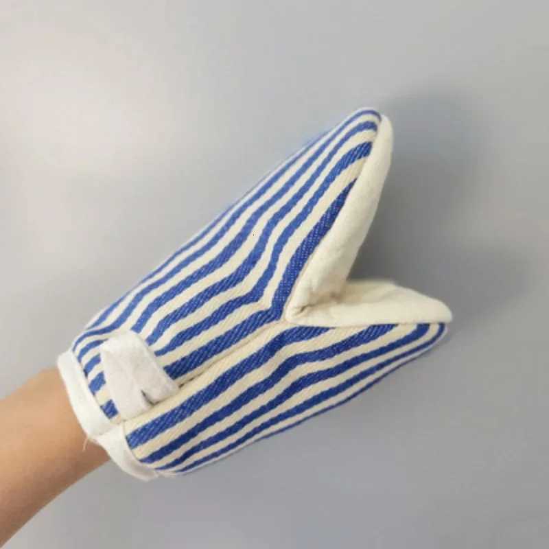 Heat-Resistant Oven Gloves Japanese-style Stripe Mini Oven Mitts Baking Gloves with Hanging Loops Hot Gloves for Cooking H251212