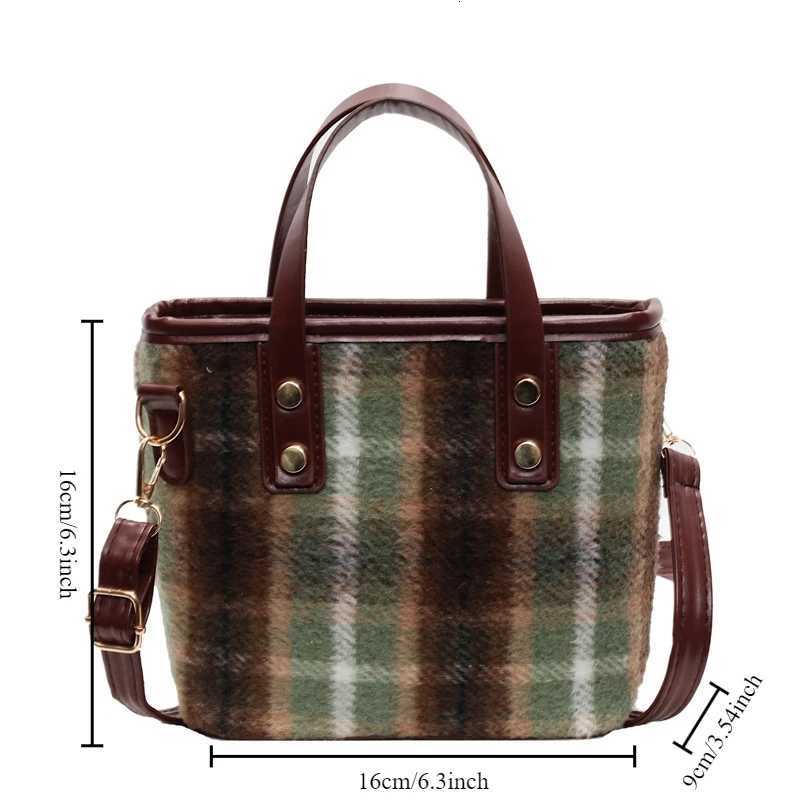 Womens handbag tweed bag women all kinds crossbody bag fashion handbag bucket bag single room bag womenT251213