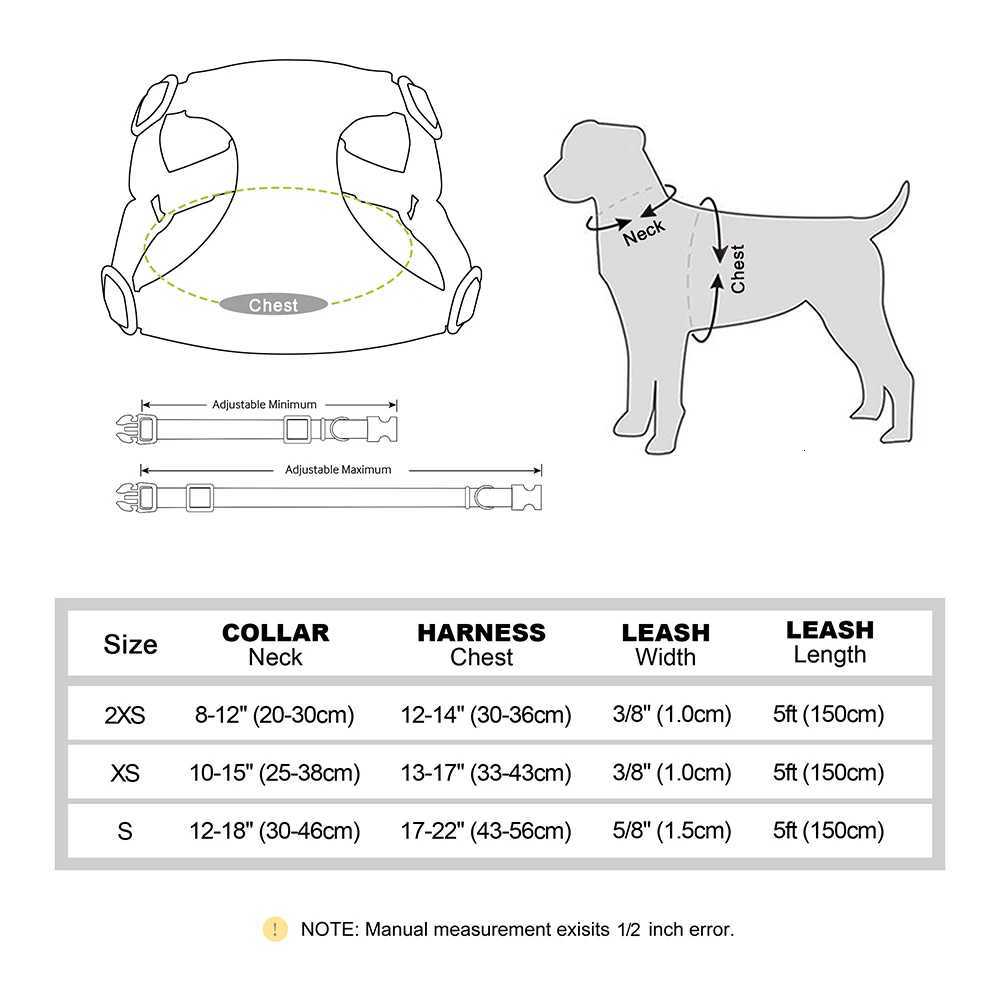 Small Dog Collar Harness Leash Set Cute Dog Collars With Bowknot Adjustable Pet Harnesses Vest for Small Medium Dogs Chihuahua M251213