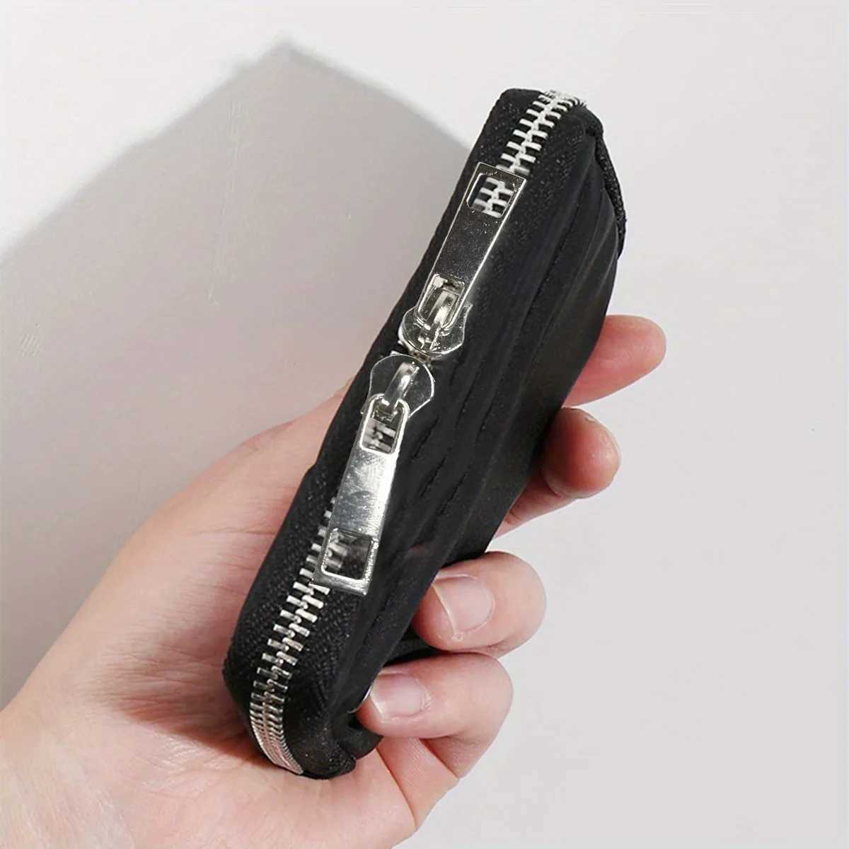 Slim-style waterproof nyl small wallet mti-functial card holder keychain wens coin purse Y251213