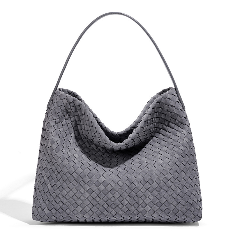Large Capacity Woven Single Shoulder Womens Bag Commuter Tote Underarm Bag Matte Material Crossbody R251107