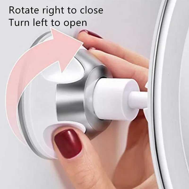 Portable Flexible Makeup Mirror 10X Magnifying Mirrors LED Lighted Touch Screen Vanity Mirror Dressing Table Cosmetic Mirrors 30T251213