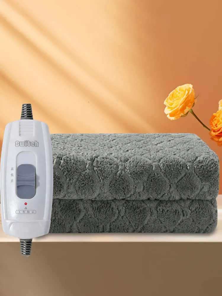 Velvet Intelligent Blanket Double Single Fleece Heated Blanket Soft Smart Electric Blanket Household Office Blanket Y251212