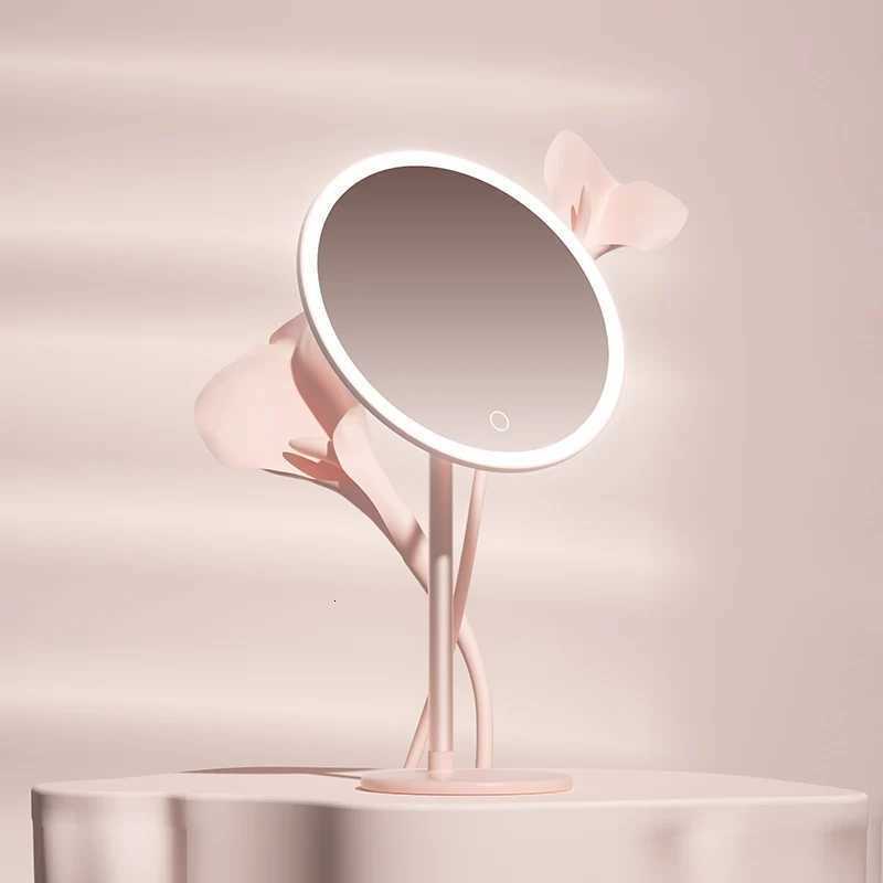 DOCO Makeup Mirror Desktop Adjustable LED Light High Quanlity Metal Texture Perfect for Gift GivingT251213