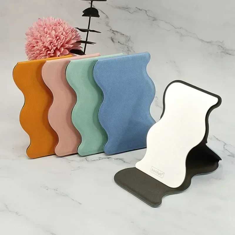 Pocket Rectangle Makeup Folding Mirrors Ultra-thin Folding Make Up Mirror Personalised Portable Compact Cosmetic MirrorT251213
