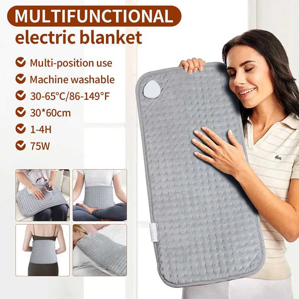 3060cm Electric Heating Pad 9 Levels Heated Hot Compress Blanket Washable Winter Warmer Mat Heater For Back Neck Shoulder Legs Y251212
