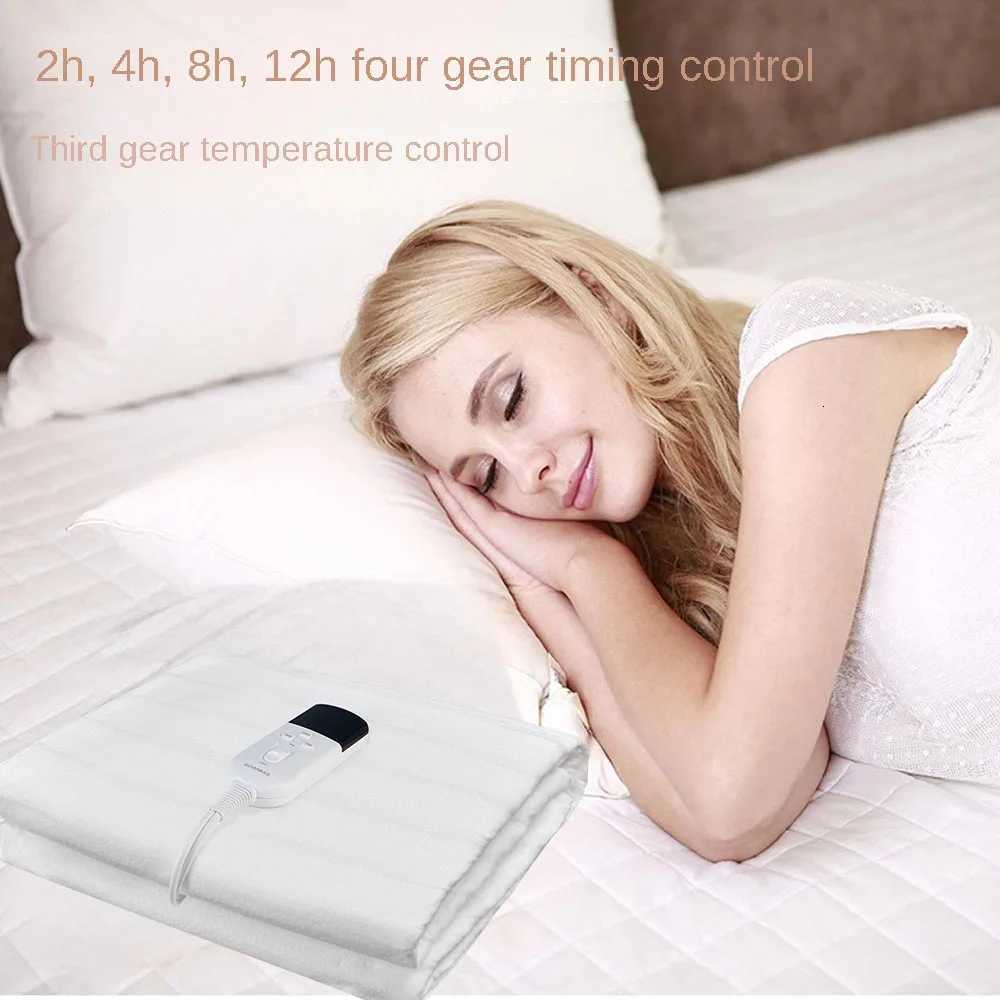 RUIANBAO Heated Blanket Electric Blanket Timer Heated Pad 220V 15080cm Thermal Mattress Winter Body Warmer Heated Bed Warmer Y251212