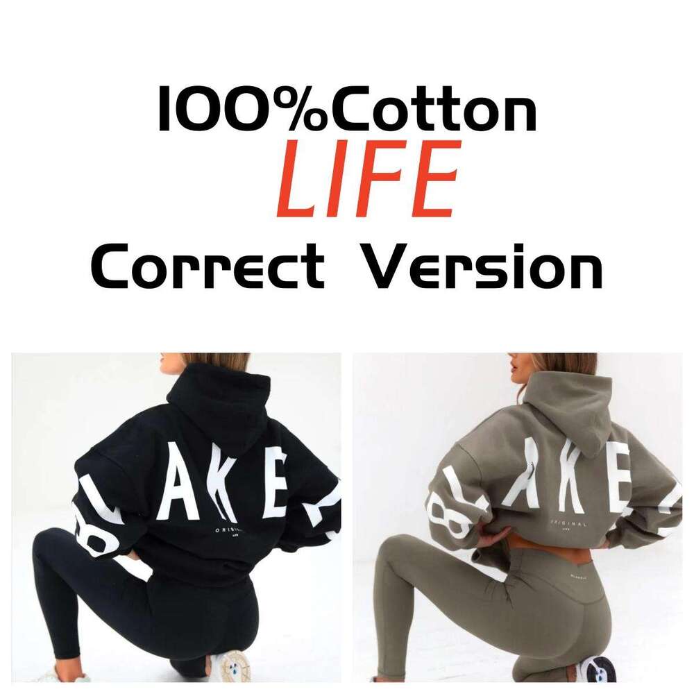 Blake Hoody Womens Pullover Designer Oversized Letter Printed Long Sleeve hoodie for women blake Sweatshirt Woman Streetwear Fashion Hoodies blake tracksuit 7D