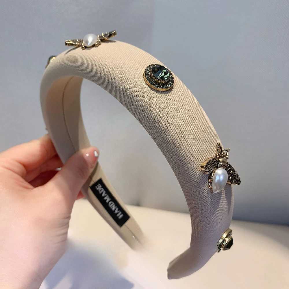 New Elegant Rhinestone Bee Haiand Fashion piece Hair Hoop Party Heaear Korean Hair Accories for Wen Y251213