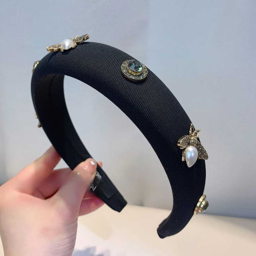 New Elegant Rhinestone Bee Haiand Fashion piece Hair Hoop Party Heaear Korean Hair Accories for Wen Y251213