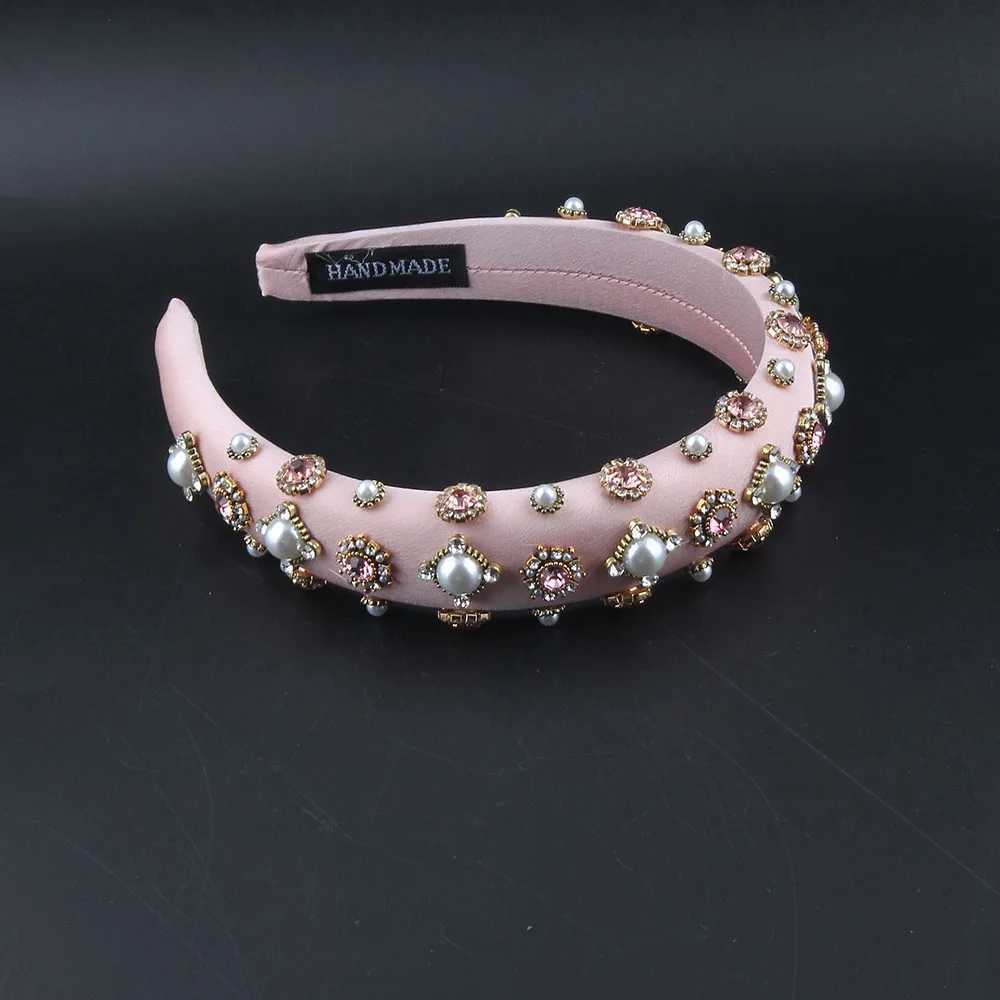 Baroque Padded Hair Bands Bridal Hair Accor Tunning High-Top Shiny Hair Accory Luxurious Hair Accories For The Ball 79 Y251213