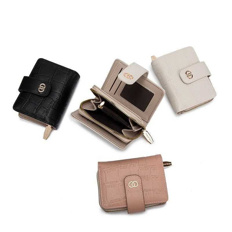 Ladies Short Wallet Large-Capacity Mti-Functial Versatile Coin Purse Mti-Slot Card Pack Purses for Wen Y251213