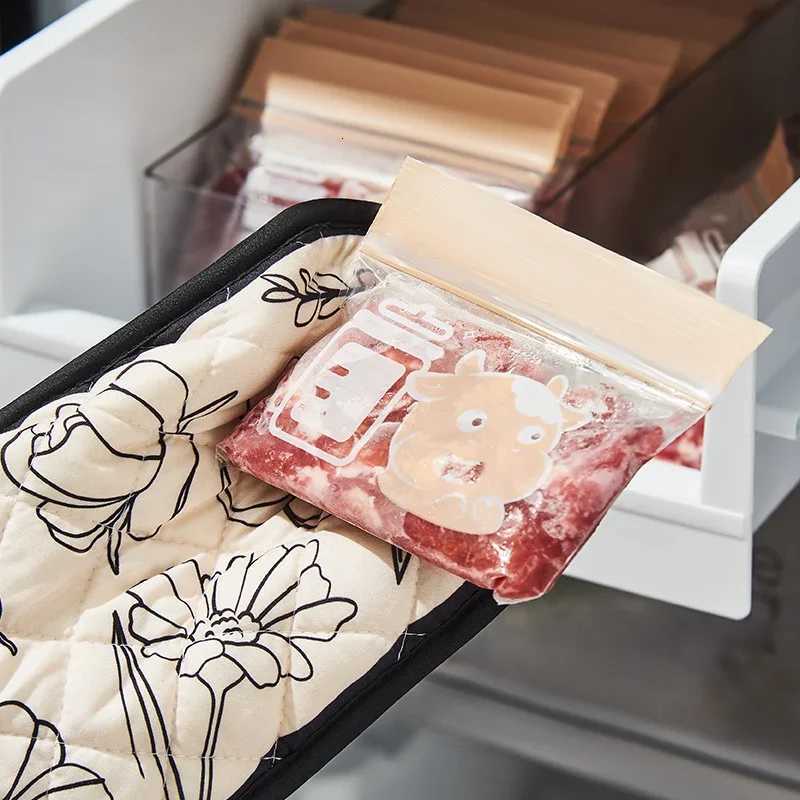 New Heat-resistant Gloves Thicke Integrated Insation Baking Tools High-temperature Resistant Ovens for Household Kitchens H251212