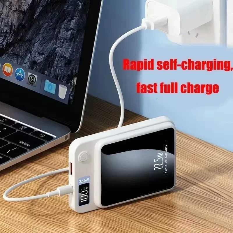 100000mAh Magnetic Power Bank Wireless Fast Charger for Portable Auxiliary Battery Pack For iPhone H251213