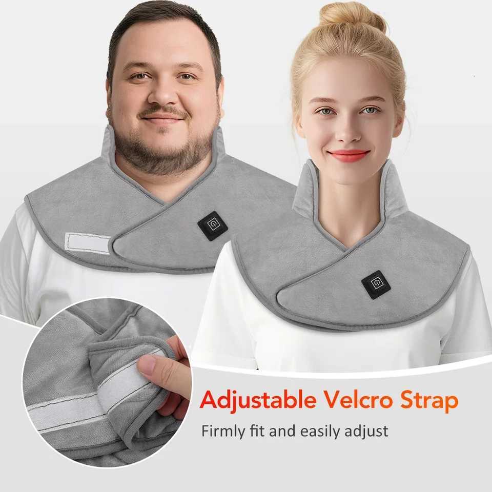 Electric Heating Shoulder Pad Hot Compress Warming Blanket Heating Neck Wrap Mat 3 Level Temperature Controller Winter Warmer Y251212